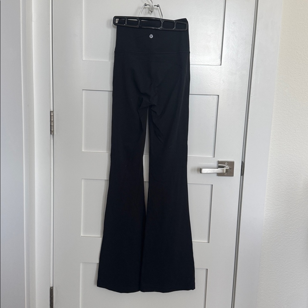 Lululemon Groove Nulu Super-High-Rise Flared Pant, 
Regular, Black, 2 - Picture 3 of 12